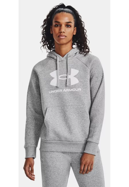 Дамски суичър Under Armour UA Rival Fleece Big Logo Hdy Сив