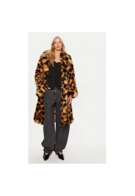 Дамско палто -  303521288 - Акрил - Многоцветно