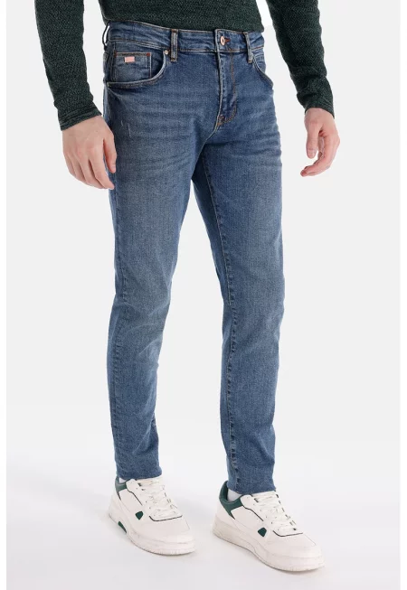 Дънки Danny по тялото - Тъмносин