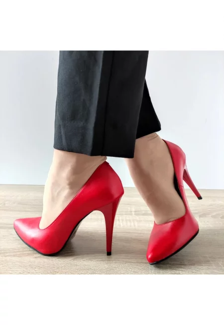 Елегантни дамски обувки  53-64 Червени - Червени