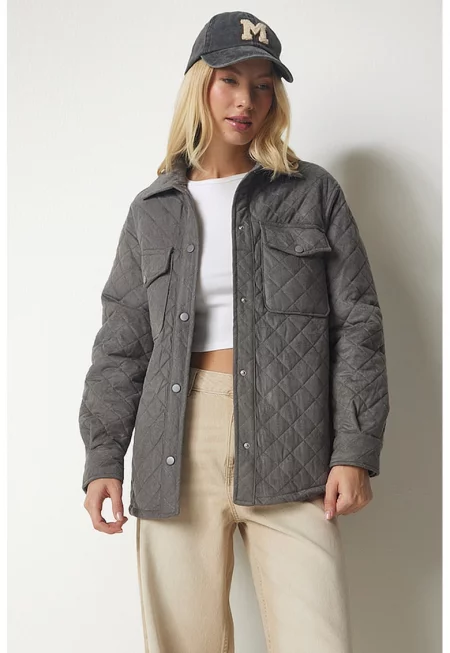 Happiness Istanbul - Капитонирано яке с джобове