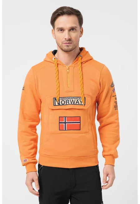 Худи Gymclass с връзка и бродирано лого