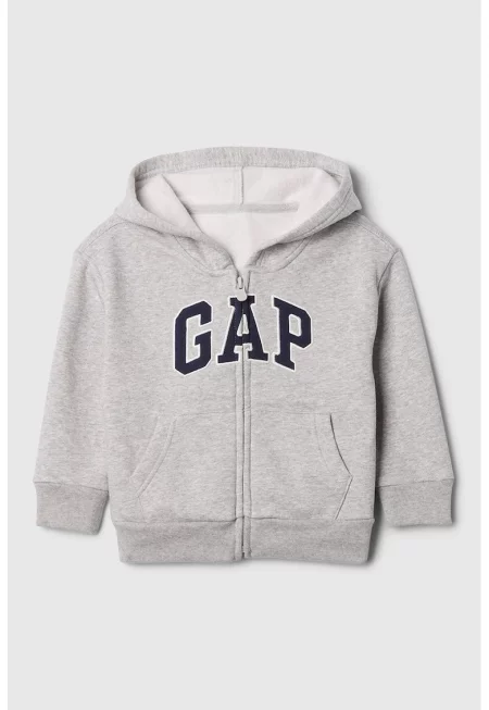 Худи с памук с цип