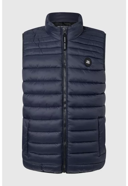 Капитониран елек с цип