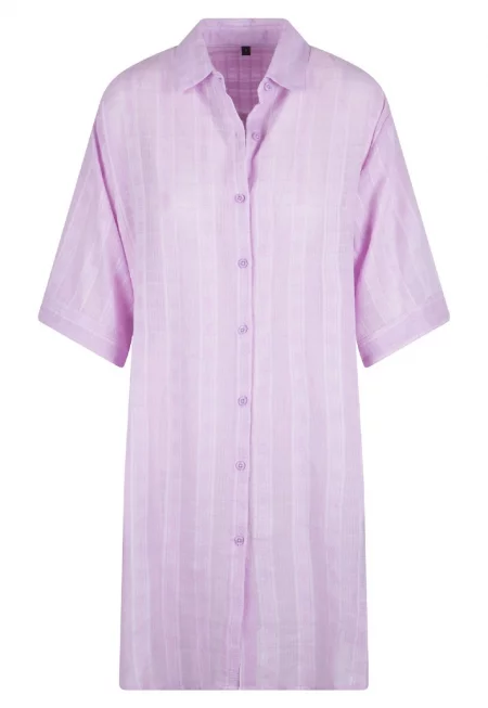 Карирана нощница - Лилав