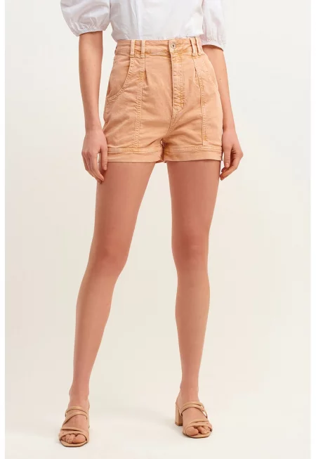 Къс панталон от деним - Персийски портокал