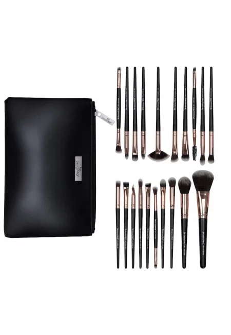 Комплект от 20 четки за грим Senso Pro Milano Black Gold + Чантичка