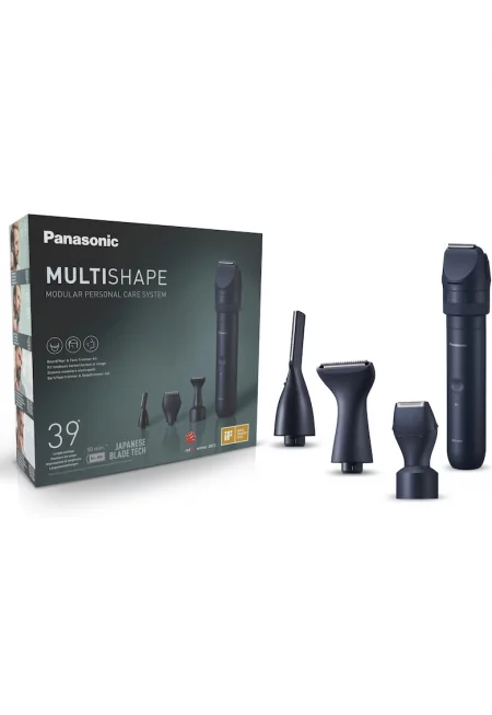 Комплект за подстригване и оформяне на брада  MultiShape  - 3 вида бръснещи глави за контуриране - Автономия 50 минути - Бързо зареждане за 1 час  ...