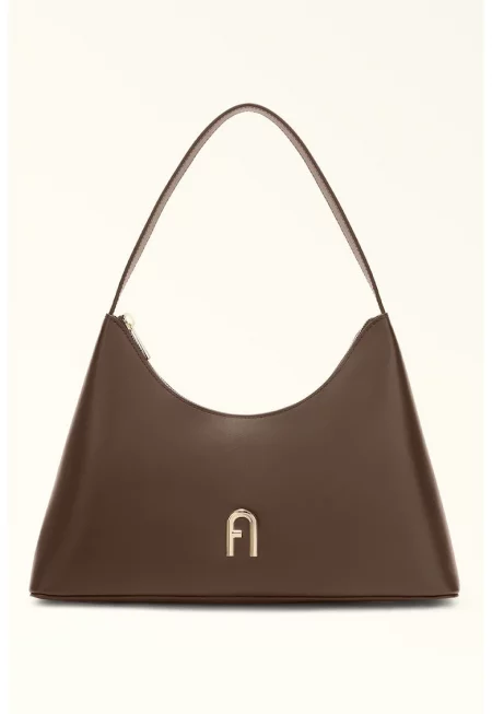 Кожена чанта за рамо Diamante