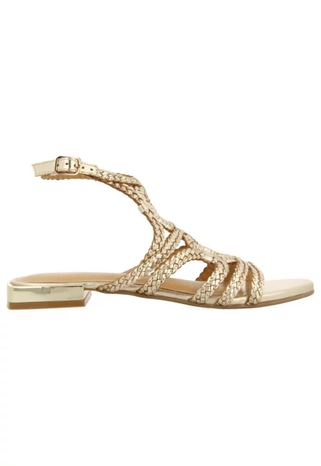 Кожени сандали Birch - Златист