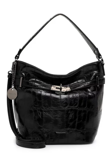 Лачена чанта - Избеляло черно