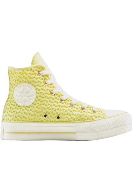 Маратонки  Chuck Taylor All Star Lift Platform Knit - Жълт