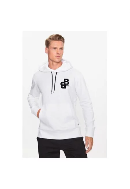 Мъжка блуза -  302796359 - Памук - Бяла