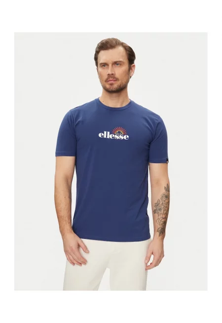 Мъжка тениска -  303690823 - Тъмно синьо - Памук