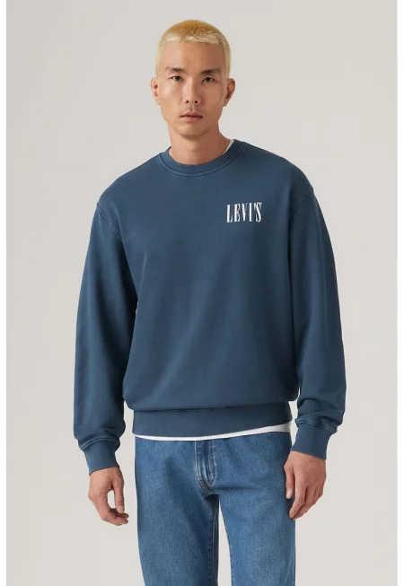 Памучен суитшърт със свободна кройка