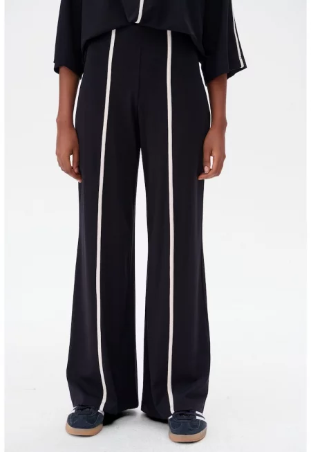 Панталони с широк крачол и контрастни райета Tahira