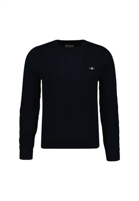 Пуловер с плетка осморка