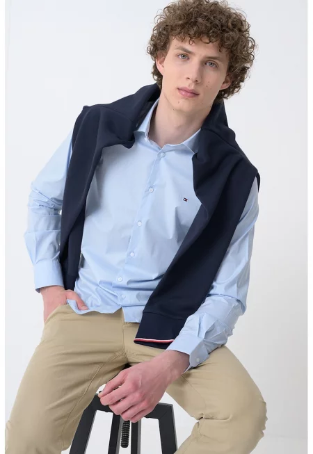 Риза с лого - Пастелносин