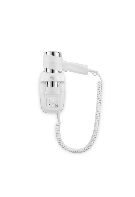 Сешоар  Action Super Plus 1600 Shaver 2022 - За хотел - Стенен монтаж - 1600 W - Бял