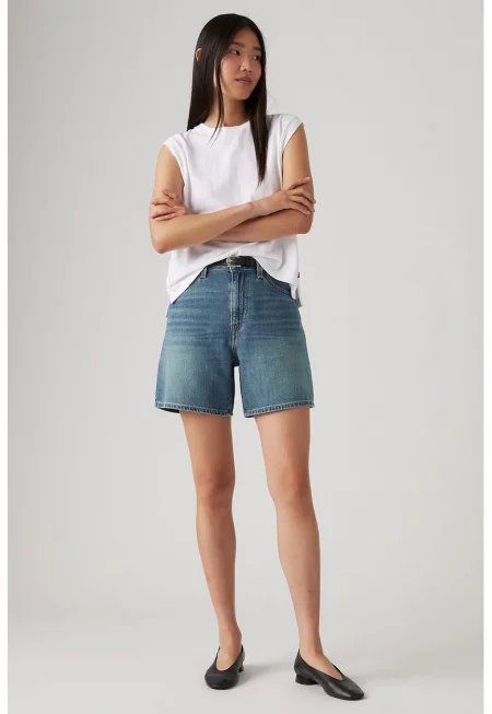 Шорти с висока талия и джобове