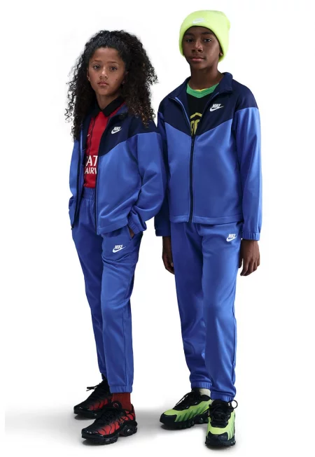 Спортен екип с еластична талия - Тъмносин/Кралско Синьо