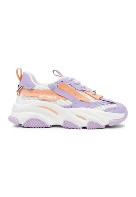 Спортни обувки Possession-E с мрежести зони - Бял/Розова сьомга/Лилав