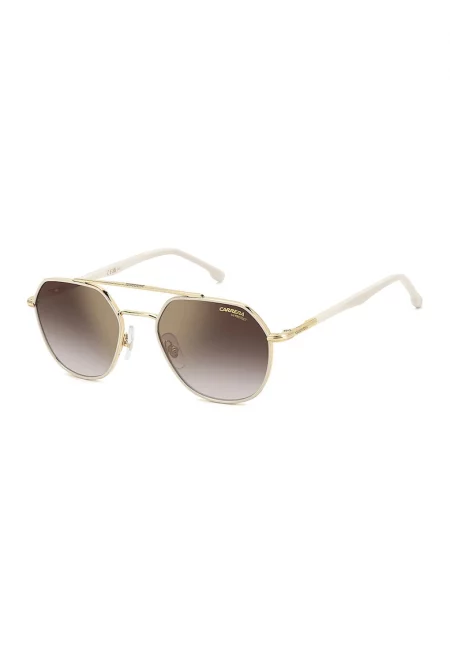 Унисекс слънчеви очила Aviator - Слонова кост