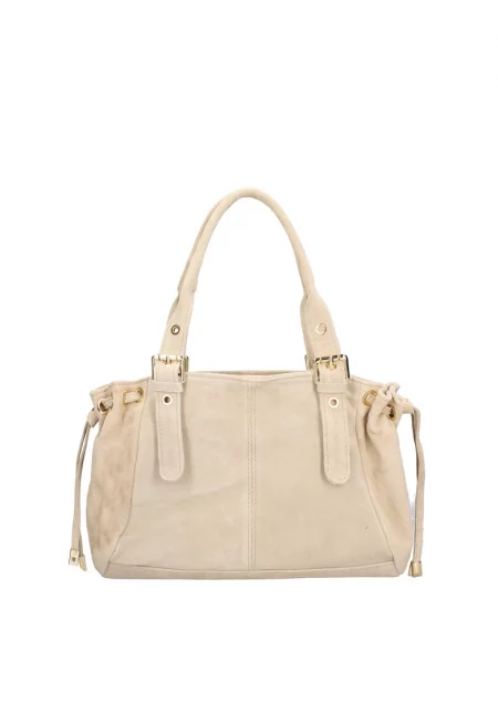 Велурена чанта за рамо Lumena Lux