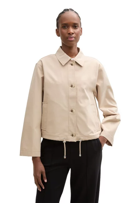 Яке с паднали ръкави - Светло бежово