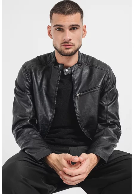 Яке с цип - Черен