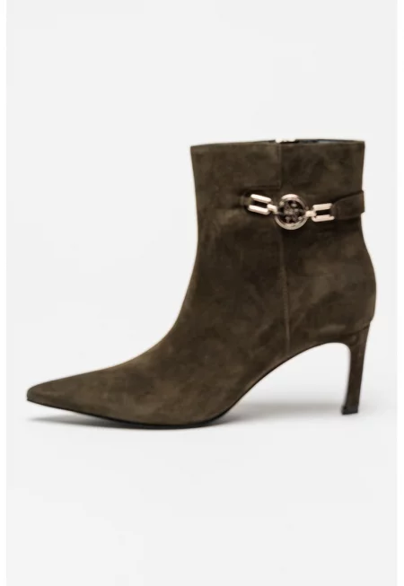 Заострени велурени боти Paislie