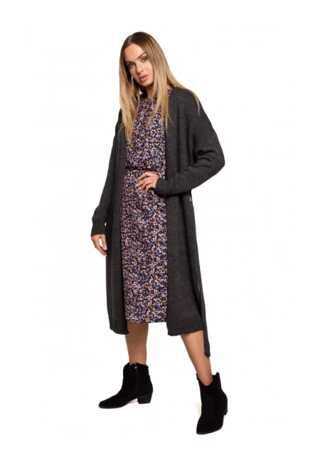 Жилетка с  шнур - Акрил - Полиамид - Сива - Универсален размер