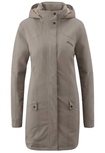 Зимно палто за открито -  полиестер - сиво