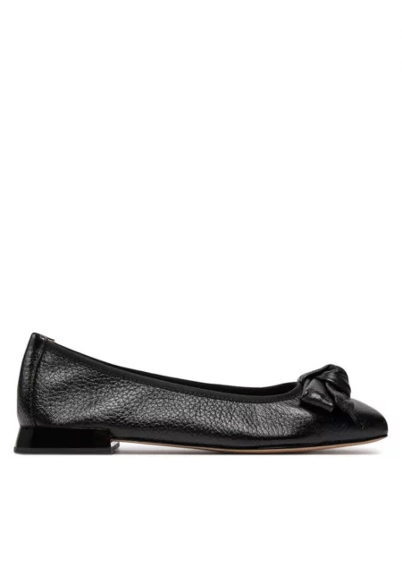 Балерини  303660239 - Естествена кожа - Черен