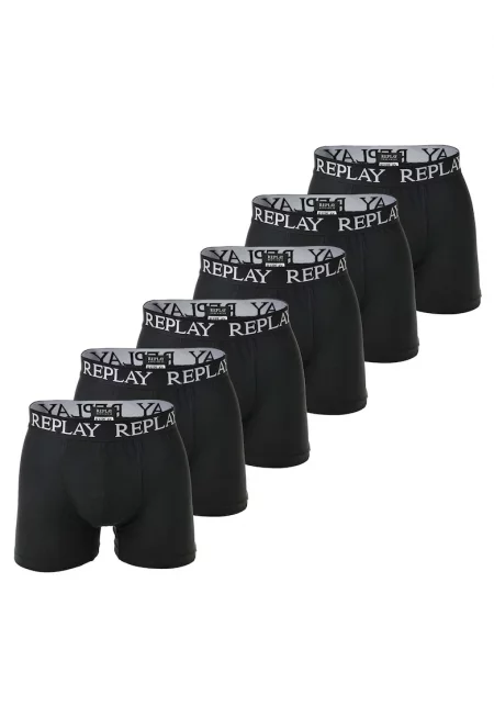 Боксерки слим- 6 чифта - Черен