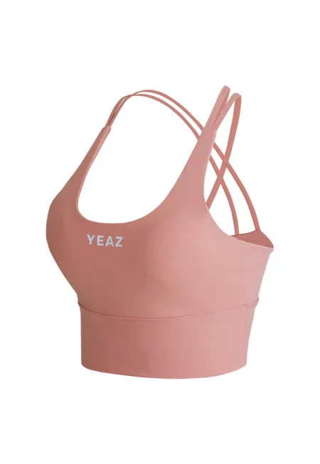 Бюстие Grace с отделящи се подплънки и кръстосан гръб - Оранжев