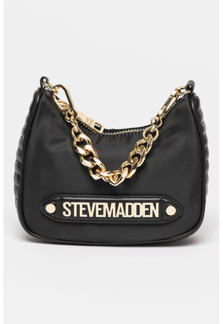 Чанта Khai с метално лого - Черен