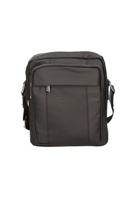 Чанта през рамо с лого - Черен