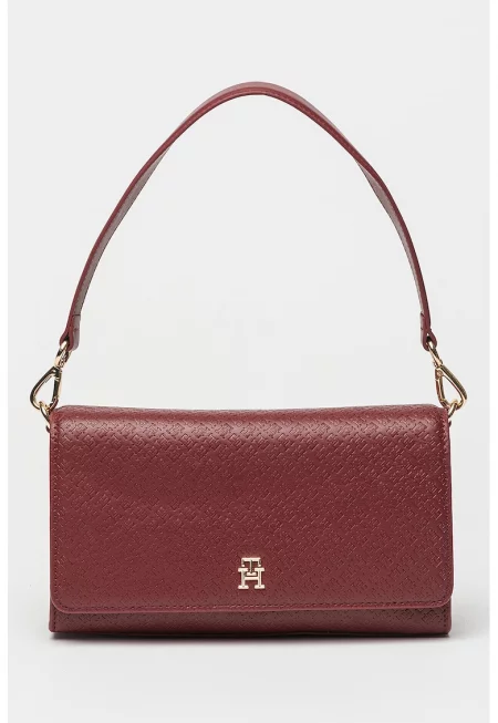 Чанта за рамо от еко кожа - Бордо
