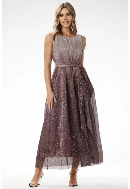 Дълга рокля без ръкави A703