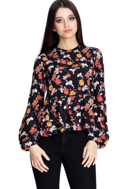 Дамска блуза Nidine M594 черна