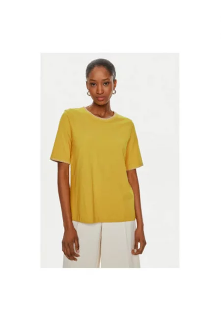 Дамска тениска -  303801816 - Памук - Жълт - Жълт