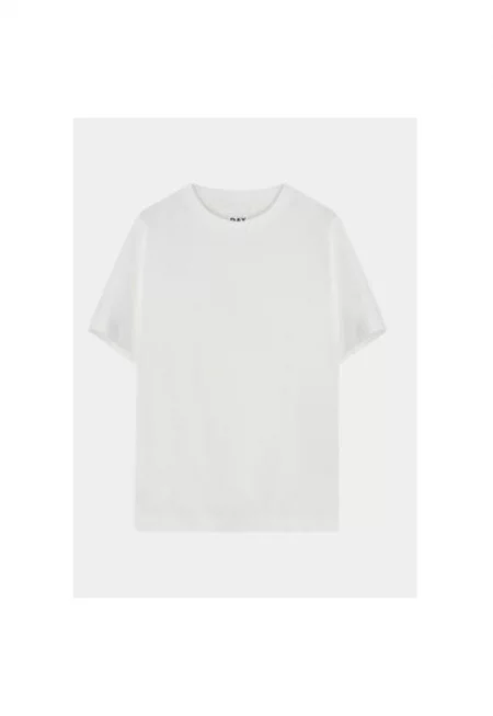 Дамска тениска -  304007798 - Памук - Бяла - Бял