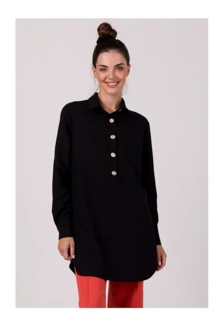 Дамска туника -  Lindry - черна - Черен