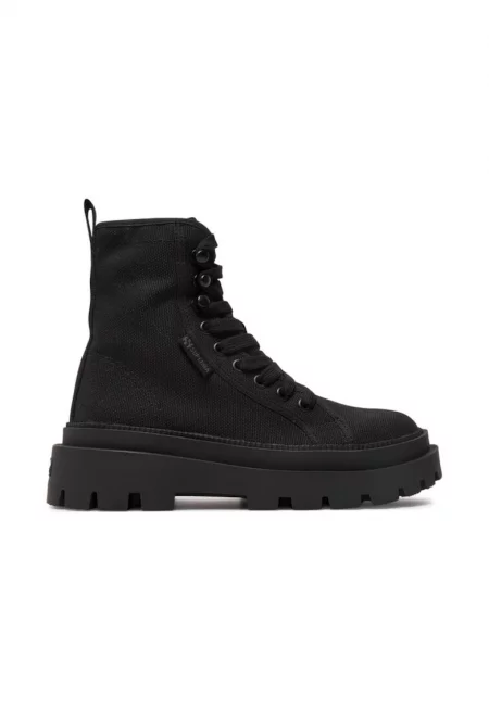 Дамски ботуши -  Текстил - Черни