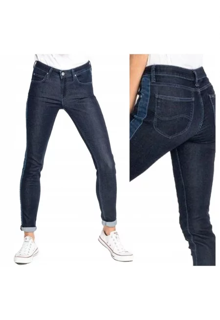 Дамски дънки -  20311-46 - Памучни - Дълги - Petite - W28-L33 US - Сини