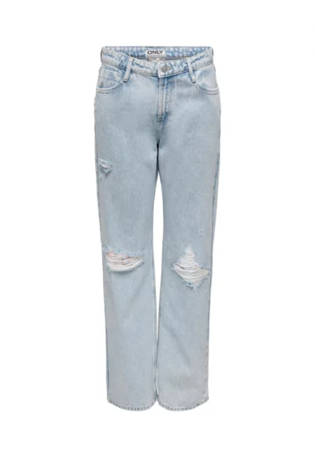 Дамски дънки - САМО - 301827832 - Памук - Син - Син