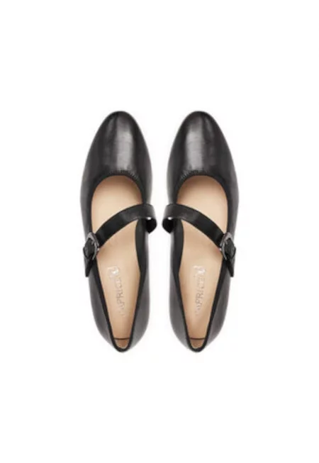 Дамски обувки -  черен естествена кожа