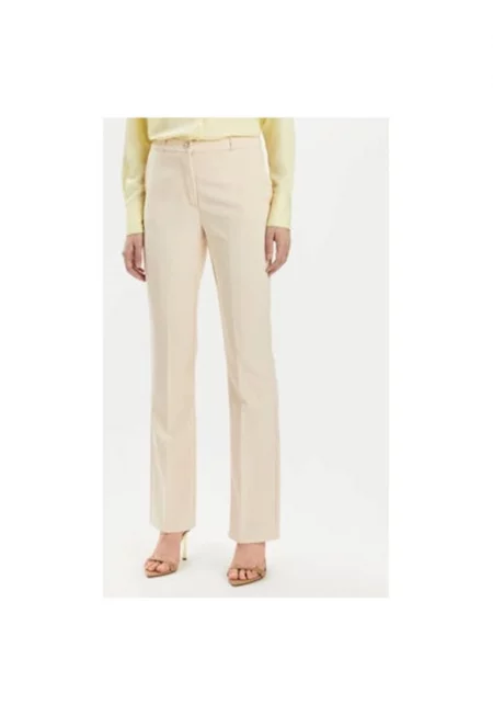 Дамски панталон -  304218095 - Полиестер - Бежов