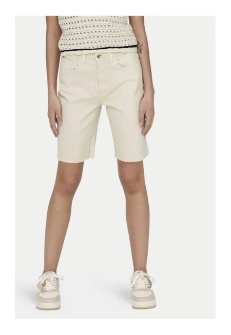 Дамски панталон -  55567 - Памук - Екрю